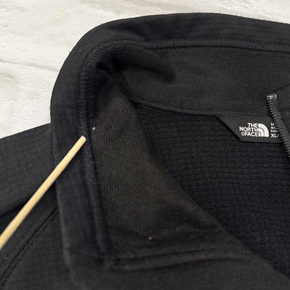 The North Face Windbreaker Jacket Men's Black Size XL Soft Shell Full Zip Up